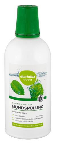 Dentalux Nature Mundspülung Bio-Nanaminze