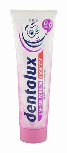 Dentalux Zahngel for Kids Erdbeere