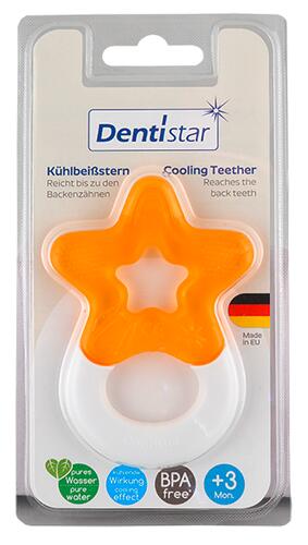 Dentistar Kühlbeißstern gelb-weiß