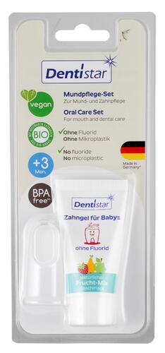 Dentistar Mundpflege-Set Zahngel für Babys