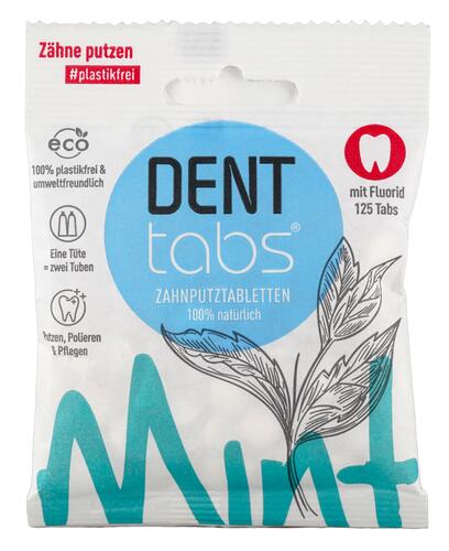 Denttabs Zahnputztabletten Mint Denttabs Zahnputztabletten Mint
