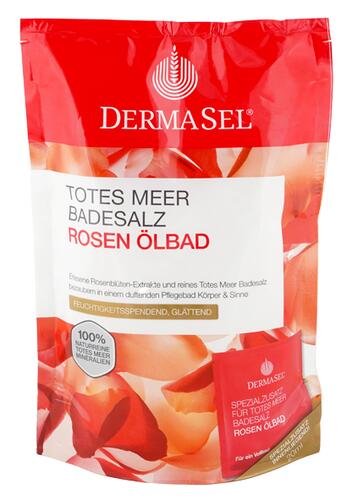 Dermasel Totes Meer Badesalz Rosen Ölbad