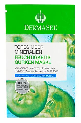 Dermasel Totes Meer Mineralien Feuchtigkeits Gurken Maske