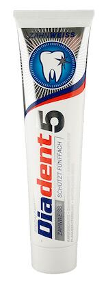 Diadent 5 Zahnweiss Spezialzahncreme Diadent 5 Zahnweiss Spezialzahncreme