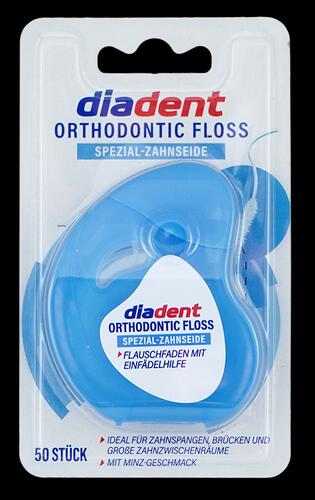 Diadent Orthodontic Floss Spezial-Zahnseide, mit Minz-Geschmack