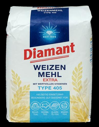 Diamant Weizenmehl Extra mit wertvollen Vitaminen Type 405