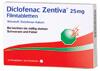 Diclofenac Zentiva 25 mg, Filmtabletten