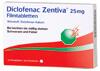 Diclofenac Zentiva 25 mg, Filmtabletten Diclofenac Zentiva 25 mg, Filmtabletten