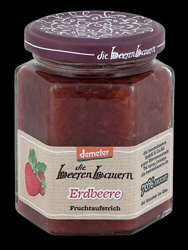 Die Beerenbauern Erdbeere Fruchtaufstrich, Demeter