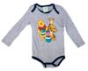 Disney Baby Body Langarm "Winnie the Pooh", grau