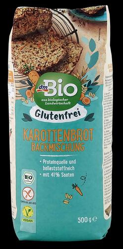 Dm Bio glutenfrei Karottenbrot Backmischung