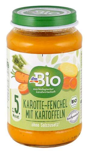 Dm Bio Karotte-Fenchel mit Kartoffeln, Demeter