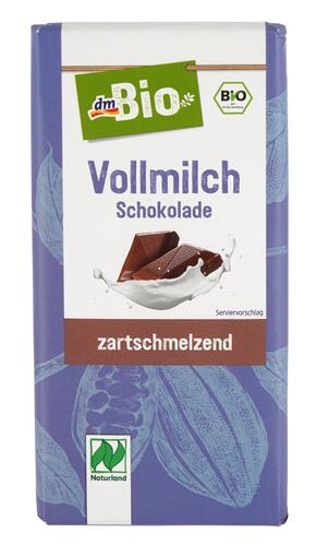 Dm Bio Vollmilch Schokolade, Naturland