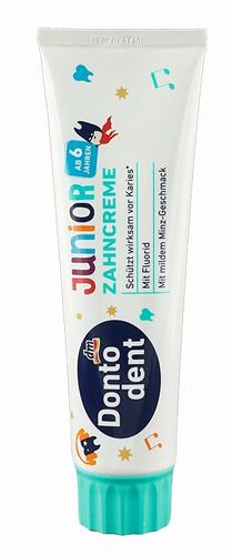 Dontodent Junior Zahncreme, Minz-Geschmack Dontodent Junior Zahncreme, Minz-Geschmack