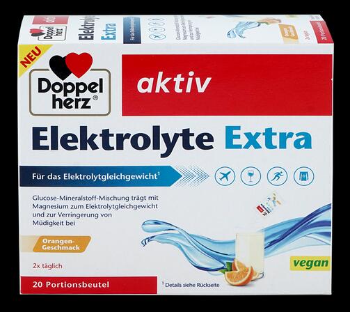 Doppelherz Aktiv Elektrolyte Extra, Orange, 20 Beutel