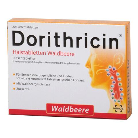 Dorithricin Halstabletten Waldbeere, Lutschtabletten