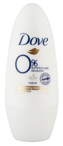 Dove 0% Aluminium Salts Deodorant Moisturising Cream