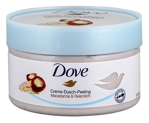 Dove Creme-Dusch-Peeling Macadamia & Reismilch Dove Creme-Dusch-Peeling Macadamia & Reismilch
