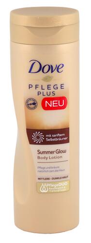 Dove Pflege Plus Summer Glow Body Lotion mit Selbstbräuner