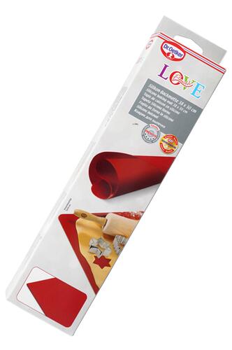 Dr. Oetker Love Flexxibel Silikon-Backmatte, 38 x 30 cm