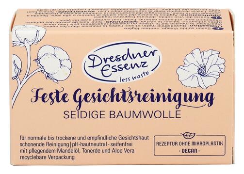 Dresdner Essenz Feste Gesichtsreinigung Seidige Baumwolle