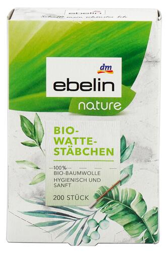 Ebelin Nature Bio-Wattestäbchen Ebelin Nature Bio-Wattestäbchen