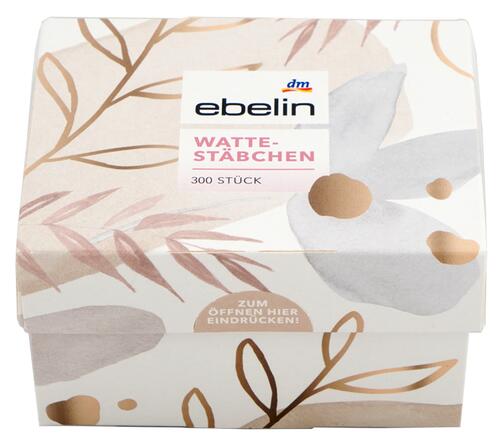 Ebelin Wattestäbchen Motiv-Box