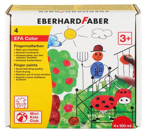 Eberhard Faber 4 Fingermalfarben