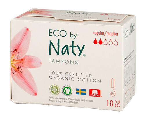 Eco by Naty Tampons Organic Cotton, regular