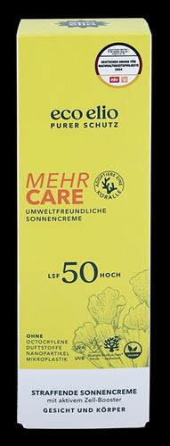 Eco Elio Mehr Care Umweltfreundliche Sonnencreme, LSF 50