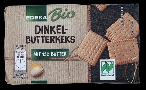 Edeka Bio Dinkel-Butterkeks, Naturland