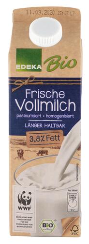 Edeka Bio Frische Vollmilch