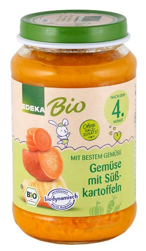 Edeka Bio Gemüse mit Süßkartoffeln, Demeter
