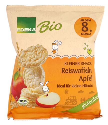 Edeka Bio Reiswaffeln Apfel