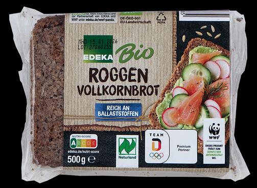 Edeka Bio Roggen-Vollkornbrot, Naturland