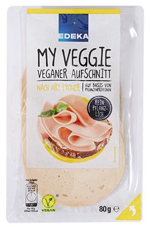 Edeka My Veggie Veganer Aufschnitt nach Art Lyoner