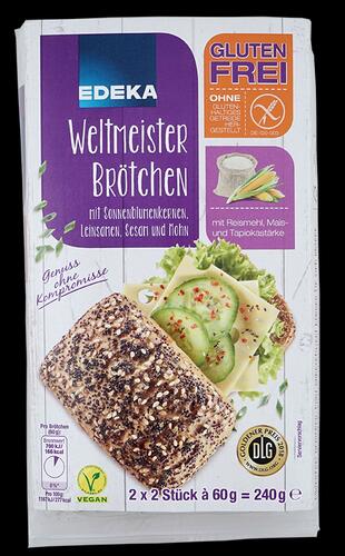 Edeka Weltmeisterbrötchen glutenfrei