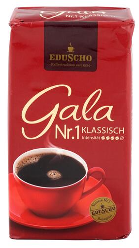 Eduscho Gala Nr. 1 Klassisch, Röstkaffee gemahlen
