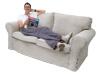 Ektorp 2er-Sofa, Risane natur beige