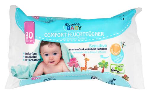 Elcurina Baby Comfort-Feuchttücher Sensitive