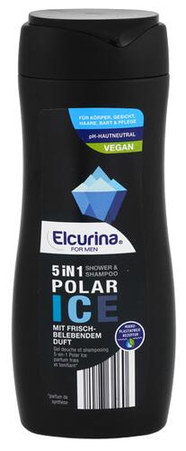 Elcurina For Men 5 in 1 Polar Ice Shower & Shampoo