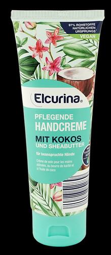 Elcurina Pflegende Handcreme mit Kokos und Sheabutter