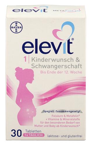 Elevit 1 Kinderwunsch & Schwangerschaft, Tabletten