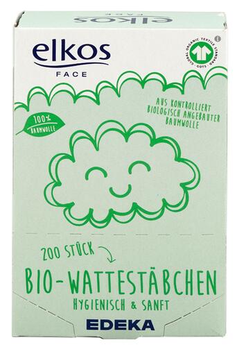 Elkos Face Bio-Wattestäbchen