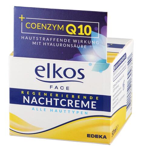 Elkos Face Regenerierende Nachtcreme Coenzym Q10