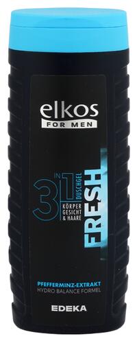 Elkos For Men 3 in 1 Duschgel Fresh