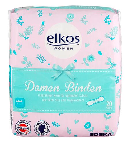 Elkos Women Damen Binden, normal