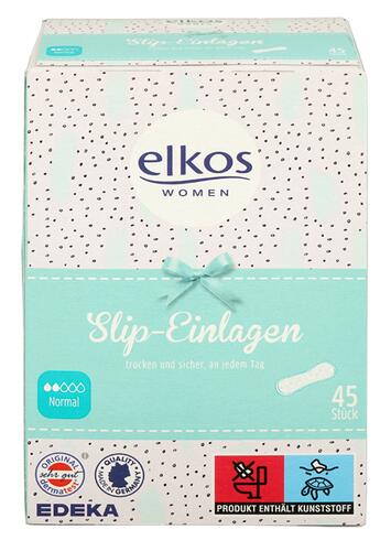 Elkos Women Slip-Einlagen, normal