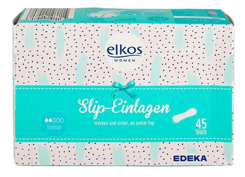 Elkos Women Slip-Einlagen, normal