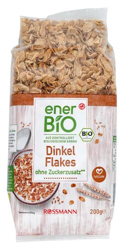 Ener Bio Dinkel Flakes, ohne Zuckerzusatz